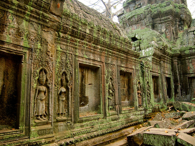 Ta Prohm temple in Cambodia
