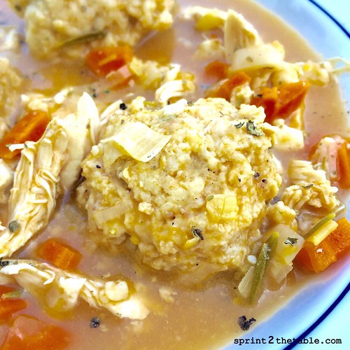 Roasted Garlic Matzo Ball Chicken Soup