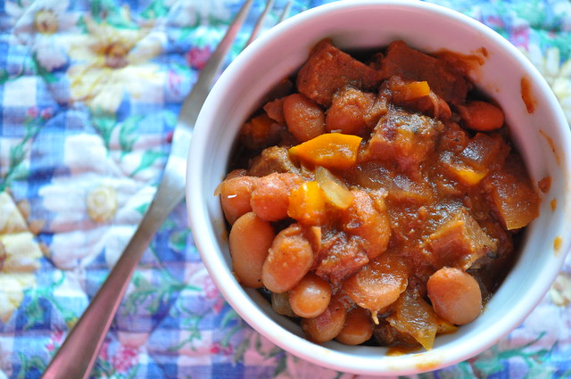 Cherry Chipotle Baked Beans