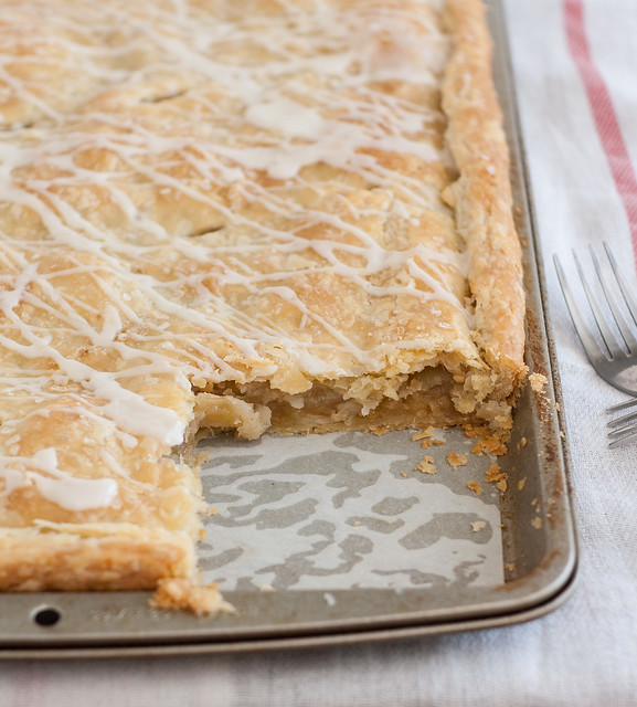 Frosted Apple Slab Pie  Traceys Culinary Adventures  Bloglovin’