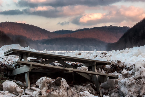 winter ice landscape spring unitedstates pennsylvania decay explorer pa alleghenyriver greenplanet canoncamera eastbrady riverquest ventureoutdoors bradysbend canon60d garysprague explorepa rurelliving newkensingtoncameraclub