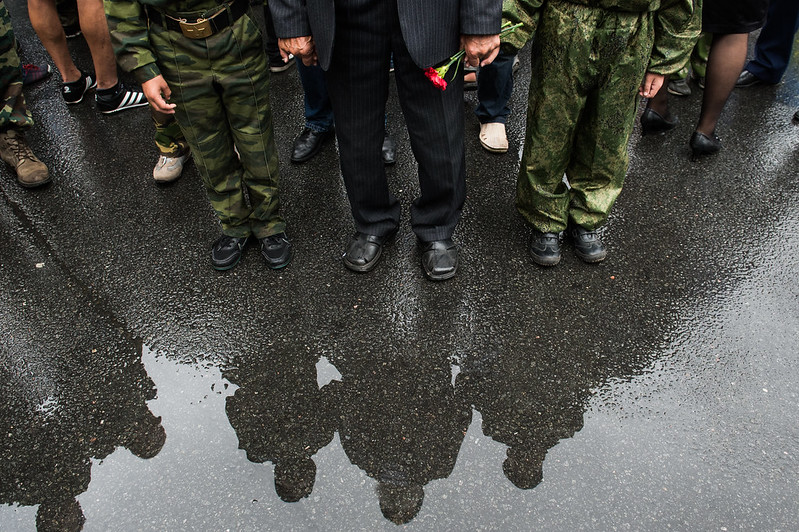 Russia Paratroopers Day held in St. Petersburg
