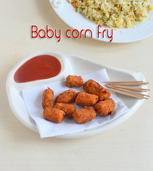 Cripsy baby corn golden fry recipe