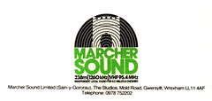 Marcher Sound Letterhead 1984
