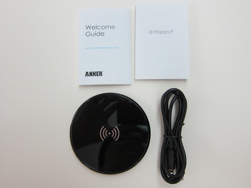 Anker Ultra-Slim Qi-Enabled Wireless Charging Pad - Box Contents