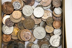 Bryant Park fountain coins