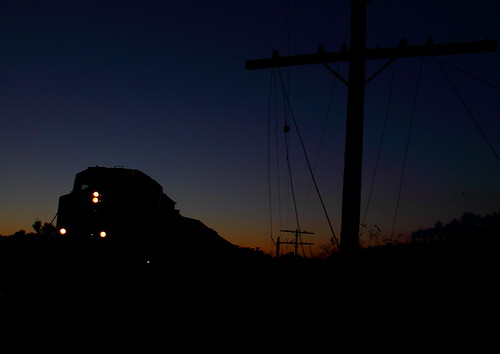 sunset silhouette cn train dusk theresa glowing canadiannational codeline waukeshasubdivision