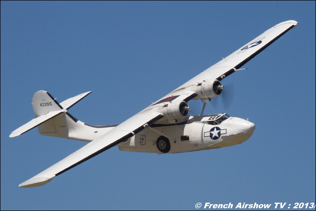 PBY 5A CATALINA CL-215, CL-415 50 ans bombardiers d'eau, Aix les Milles, Meeting Aerien 2013