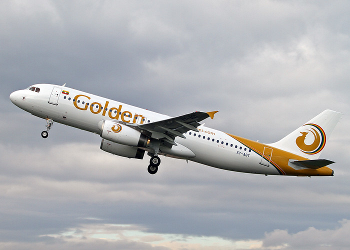 XY-AGT Airbus A320-232 Golden Myanmar Airlines