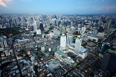 A view from Baiyoke Sky Bangkok