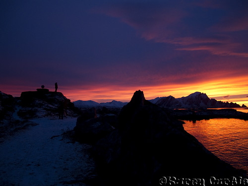 friends sunset sea cloud mountains norway andenes andøya canonpowershotg11