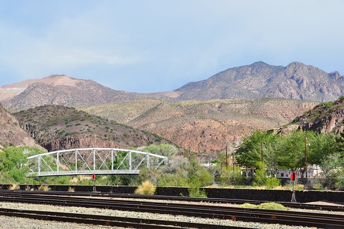 railroad bridge arizona usa mountain nikon cliffs mining clifton us191 d7000