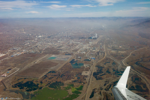 asia aerial mongolia ulaanbaatar