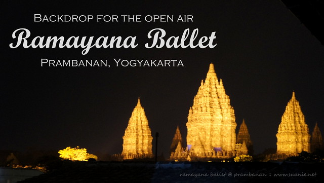 Ramayana Ballet, Prambanan, Yogyakarta - backdrop