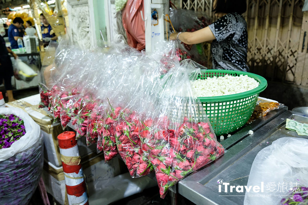 曼谷帕空花市 Pak Khlong Talat Flower Market (14)