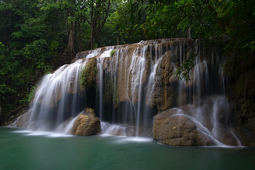 mountain fish nature water thailand waterfall nationalpark kanchanaburi totallythailand thakradan