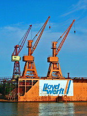 Im Hafen von Bremerhaven in 2004