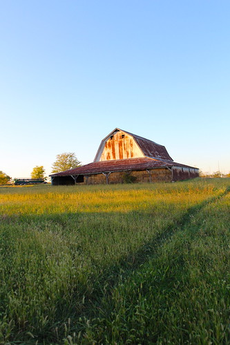 sunset weather barn day sunny clear