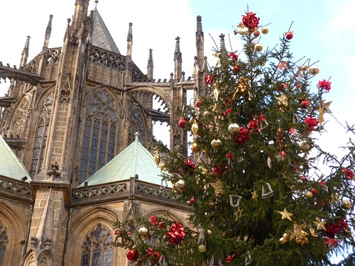 Árbol de Navidad en la Catedral de Praga