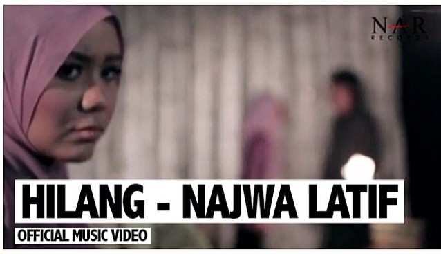 Najwa Latif Tampil Kelainan Dalam Lagu Hilang