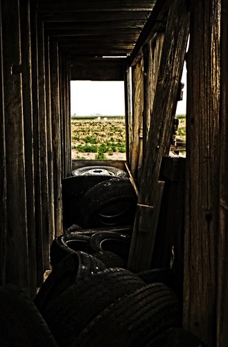 ranch wood color oklahoma rural landscape decay sony tires hdr