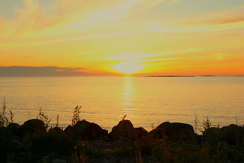 sunset summer night finland bright midnightsun raahe northernfinland