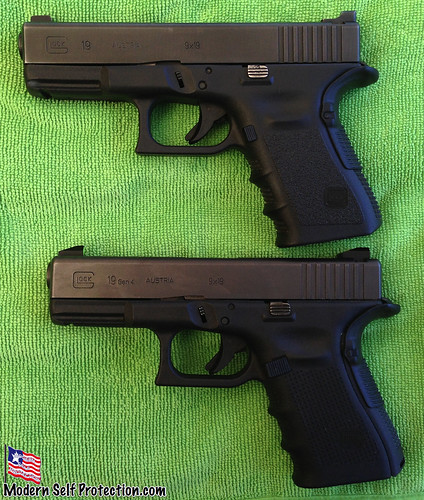 glock gen 1 2 3 4 differences