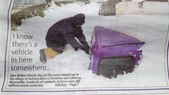 Heavy snow causes roads and power disruption, Scotland March 2013