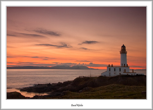 sunset summer lighthouse beach landscape coast scotland dusk ayrshire turnberry firthofclyde