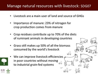 Manage natural resources with livestock