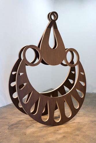 Sherin Guirguis, Qasr El-Shoaq, 2010, Plywood, aluminum and lead, 69 x 94 x 27 inches