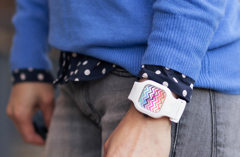 cute & little blog | modify watch giveaway | rainbow chevron mini modify watch