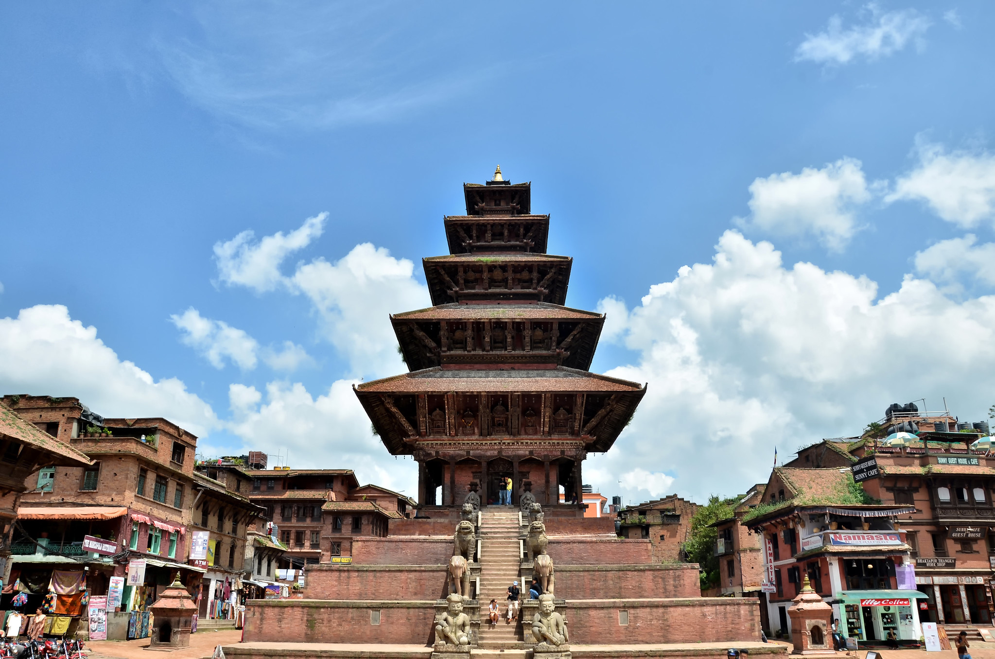 Nepal. Templo Nyatapola en Bhaktapur (2).