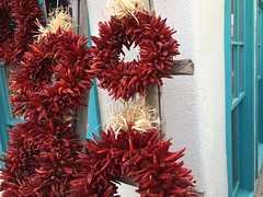 Ristras Red Chiles Wreath Old Town Plaza Albuquerque New Mexico IMG_2754