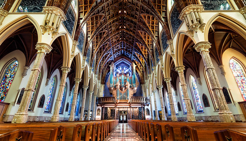 chicago church architecture texas unitedstates stainedglass ceiling organ alto pews hdr pipeorgan 6d chrissmith holynamecathedral 17mmtse outofchicago outofchicagocom