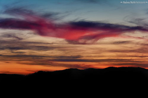 sunset mountains clouds scenic northcarolina
