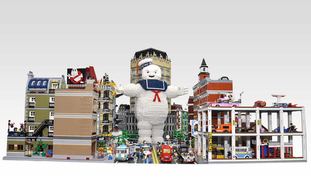 Ghostbusters in LEGO city