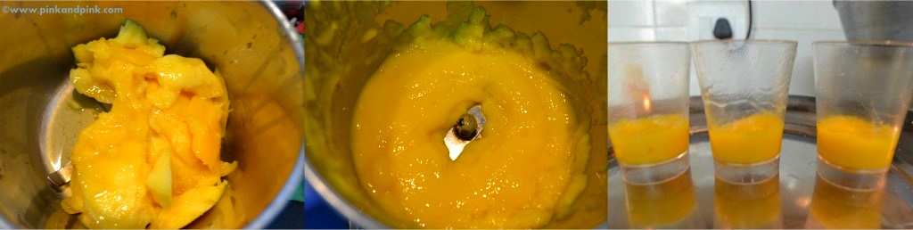 Mango custard recipe step1