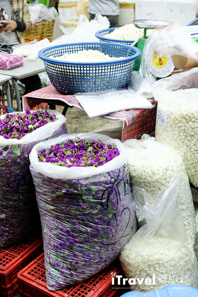 曼谷帕空花市 Pak Khlong Talat Flower Market (10)