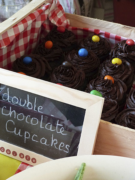 double choc cupcakes