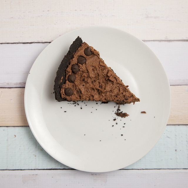 Delicious dessert recipe for Oreo Chocolate Mousse Pie. This is a rich double chocolate no bake pie made with Cool Whip with a Oreo crust.