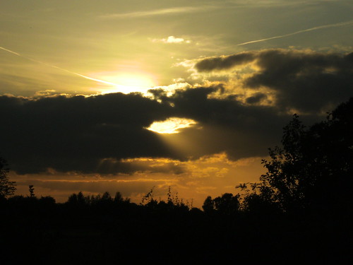 sunset sky zonsondergang nederland netherland lucht teuge