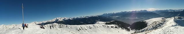 Gipfelpanorama Sambock, Kronplatzgebiet Südtirol