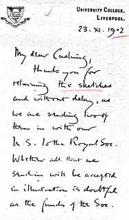 Sherrington to Cushing - 23 November 1902 (WCG 32.9)