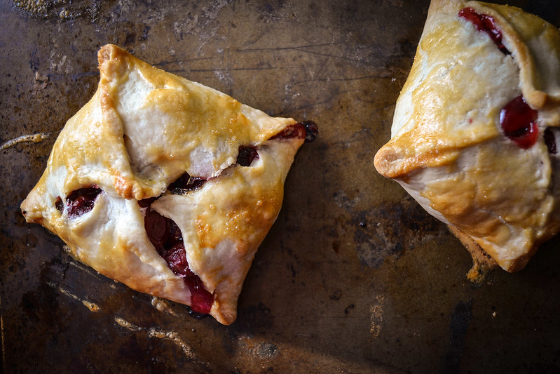 door county cherry and brandy pastries | things i made today