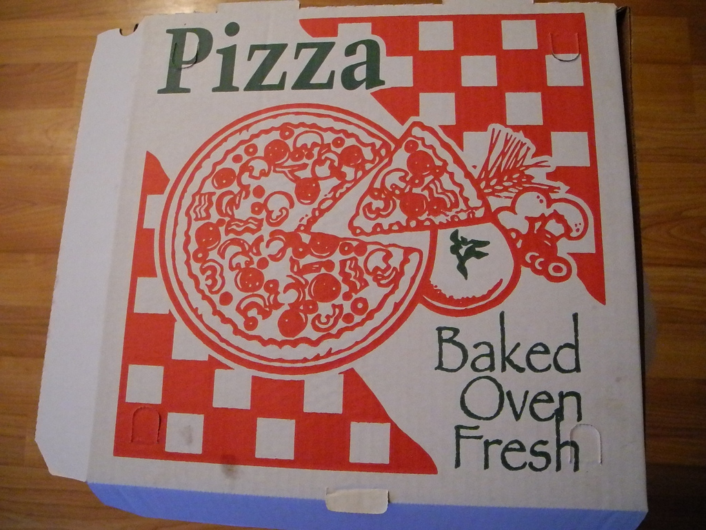 The Anthology of Pizza Box Graphic Design: The Spring in Pizza