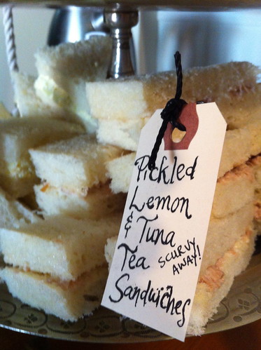 Tuna & Pickled Lemon Tea Sandwiches