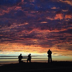 #sunset #nofilterrequired #bluepeter #silhouette #capetown #southafrica #skyonfire #sky