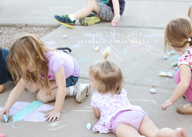 Sidewalk Chalk Party