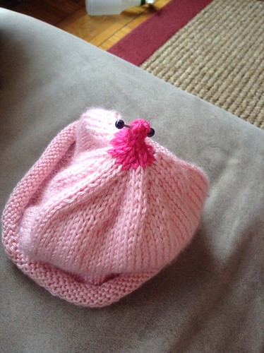 Boob hat for new mama.